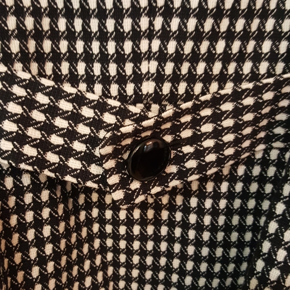 Ann Taylor houndstooth peplum blazer - Picture 4 of 4